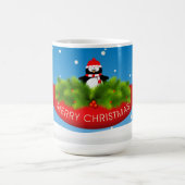 Mug Magique Joyeux pingouin de Noël (Centre)