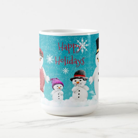 Mug Magique Joyeux Snowmen (Centre)