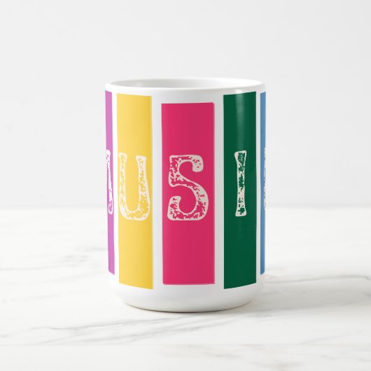 MUG MAGIQUE JUSTE DE LA MUSIQUE (Centre)