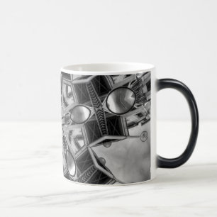 Mug Magique Kaleidoscope Star gris foncé...