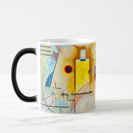 Mug Magique Kandinsky jaune-rouge-bleu (Gauche)