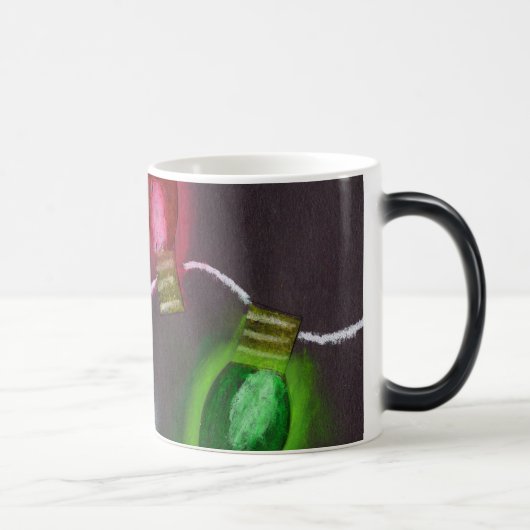 Mug Magique KidsArt for CHOC - Lumières de Noël brillantes (Droite)