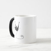 Mug Magique Kitty fantaisie noir 1 (Devant gauche)