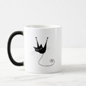 Mug Magique Kitty fantaisie noir 1 (Gauche)