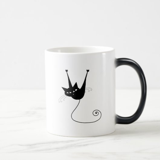 Mug Magique Kitty fantaisie noir 1 (Droite)