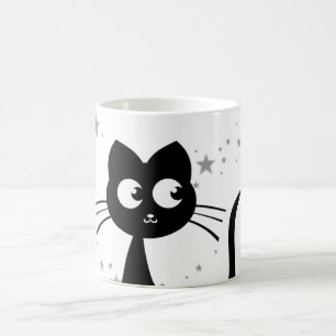 Mug Magique Kitty Kuro White