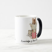 Mug Magique La connaissance n'est jamais un petit devis (Devant droit)