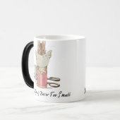 Mug Magique La connaissance n'est jamais un petit devis (Devant gauche)