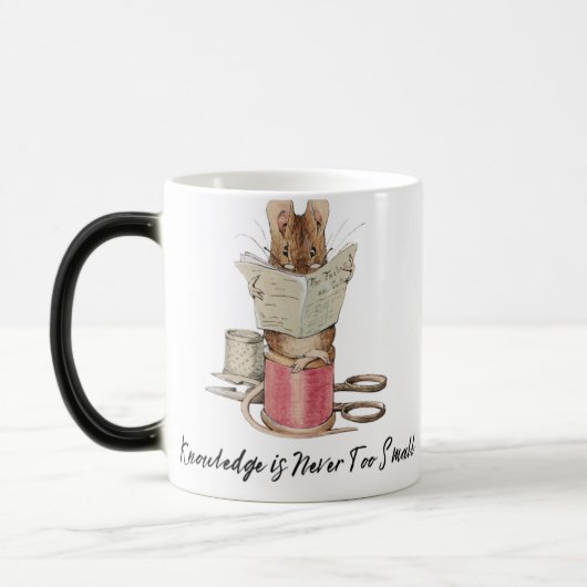 Mug Magique La connaissance n'est jamais un petit devis (Gauche)