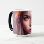MUG MAGIQUE LA FILLE DES YEUX VERTS (Devant gauche)