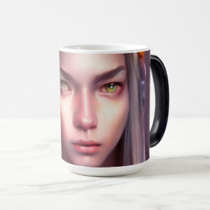 MUG MAGIQUE LA FILLE DES YEUX VERTS