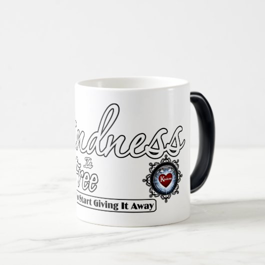 Mug Magique La gentillesse est libre (Devant droit)