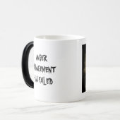 Mug Magique La GESTION de COLÈRE A ÉCHOUÉ l'ange grincheux (Devant gauche)