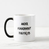 Mug Magique La GESTION de COLÈRE A ÉCHOUÉ l'ange grincheux (Gauche)
