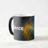 Mug Magique La grâce est le tissu de l'univers (Devant gauche)