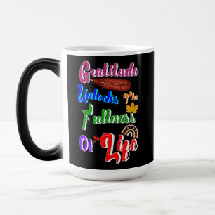 Mug Magique La Gratitude Déverrouille Toute La Vie