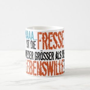 Mug Magique La gueule est-elle à nouveau plus grande que la vo