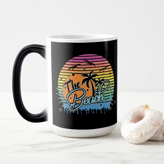 Mug Magique La Plage (Avec donut)