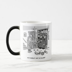 Mug Magique La police anti-émeutes perquisitionne une maison -