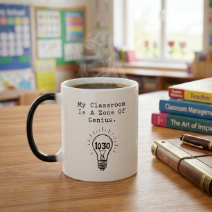 Mug Magique La salle de classe est une zone de génie fierté de