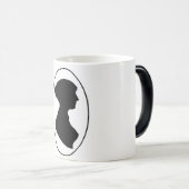 Mug Magique La silhouette de Jane Austen (Devant droit)