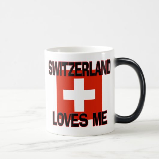 Mug Magique La Suisse m'aime (Droite)