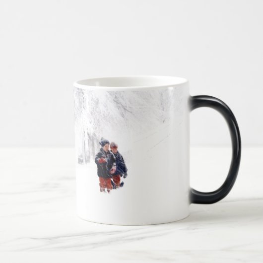 Mug Magique La tempête de neige des enfants (Droite)
