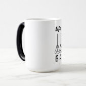 Mug Magique La vie, c'est l'équilibre de l'inspiration de moti (Devant gauche)