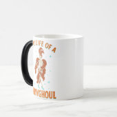 Mug Magique La vie d'une fille de squelette d'Halloween Showgh (Devant gauche)