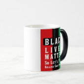 Mug Magique La vie noire importe (Devant droit)