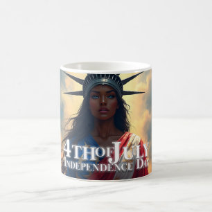 Mug Magique Lady Liberty Réinventée – Un Nouveau Visage de la