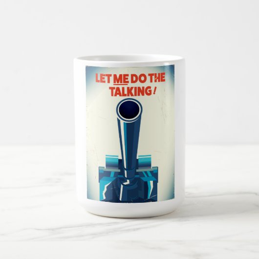 Mug Magique Laissez-moi faire la conversation (impression de s (Centre)