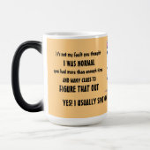 Mug Magique Lamas sarcastiques drôles (Gauche)