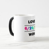 Mug Magique L'amour a gagné (Devant gauche)