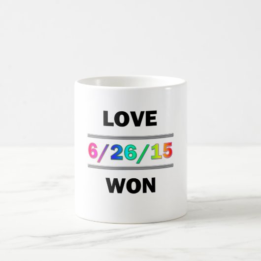 Mug Magique L'amour a gagné (Centre)