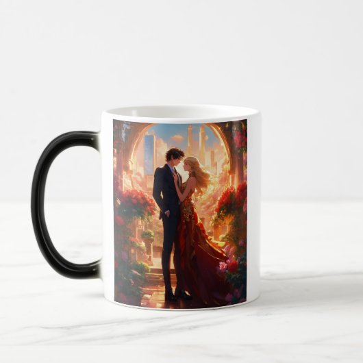 Mug Magique "L'amour dans chaque sip" (Gauche)