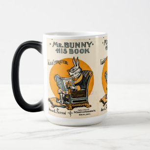 Mug Magique Lapin lapin vintage avec livre - Enseignant, Étudi