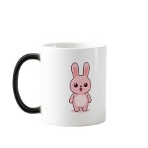 Lapin Surpris Style Kawaii Minimaliste