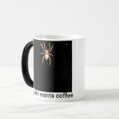 Mug Magique L'araignée veut le café (Devant gauche)
