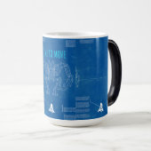 Mug Magique "L'avenir n'attendra pas" (Devant droit)