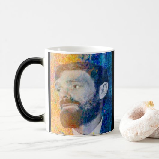 Mug Magique Lawrence en couleurs (Avec donut)