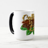 Mug Magique "Le café c'est la vie" (Devant gauche)