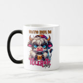 Mug Magique Le café m'aide à tolérer les idiots (Gauche)