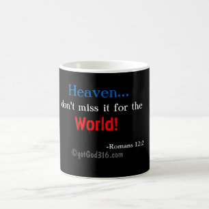Mug Magique Le ciel ne manque pas ! gotGod316.com Romains 12:2