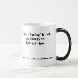 Mug Magique Le "coeur emballant" n'est pas une allergie à