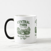 Mug Magique Le cœur vert de nyc (Gauche)