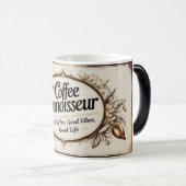 Mug Magique Le connaisseur du café (Devant droit)