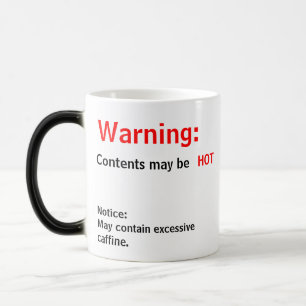 Mug Magique Le contenu peut être CHAUD