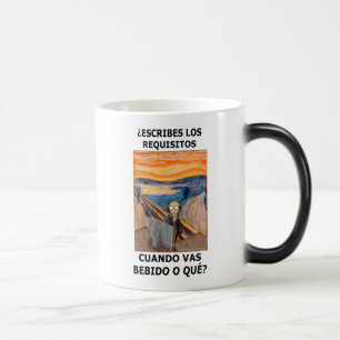 Mug Magique Le Cri : conditions et boisson