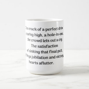 Mug Magique Le frisson du golfeur